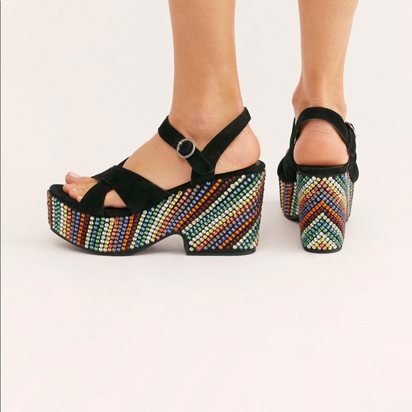 Free People Shoes - Free people flashing lights platform shoe